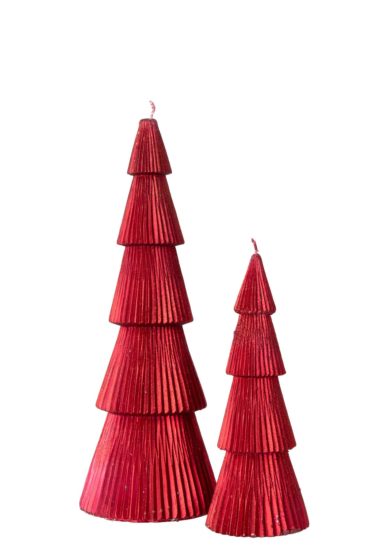 Kaars Dennenboom Paraffine Kerstrood Large