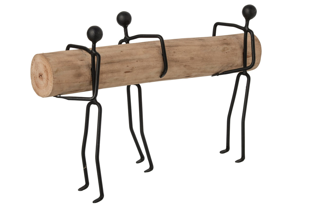 People Log Iron Natural/Black
