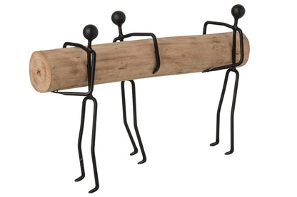 People Log Iron Natural/Black