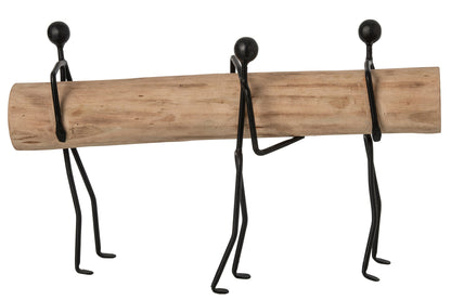 People Log Iron Natural/Black