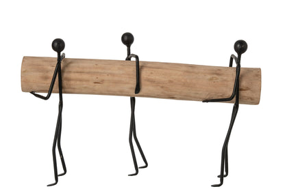 People Log Iron Natural/Black