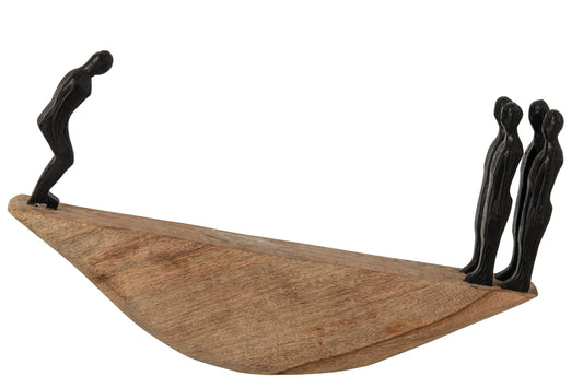 People Balance Mango Wood Natural/Black