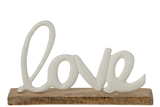 Love On Base Aluminium White/Natural