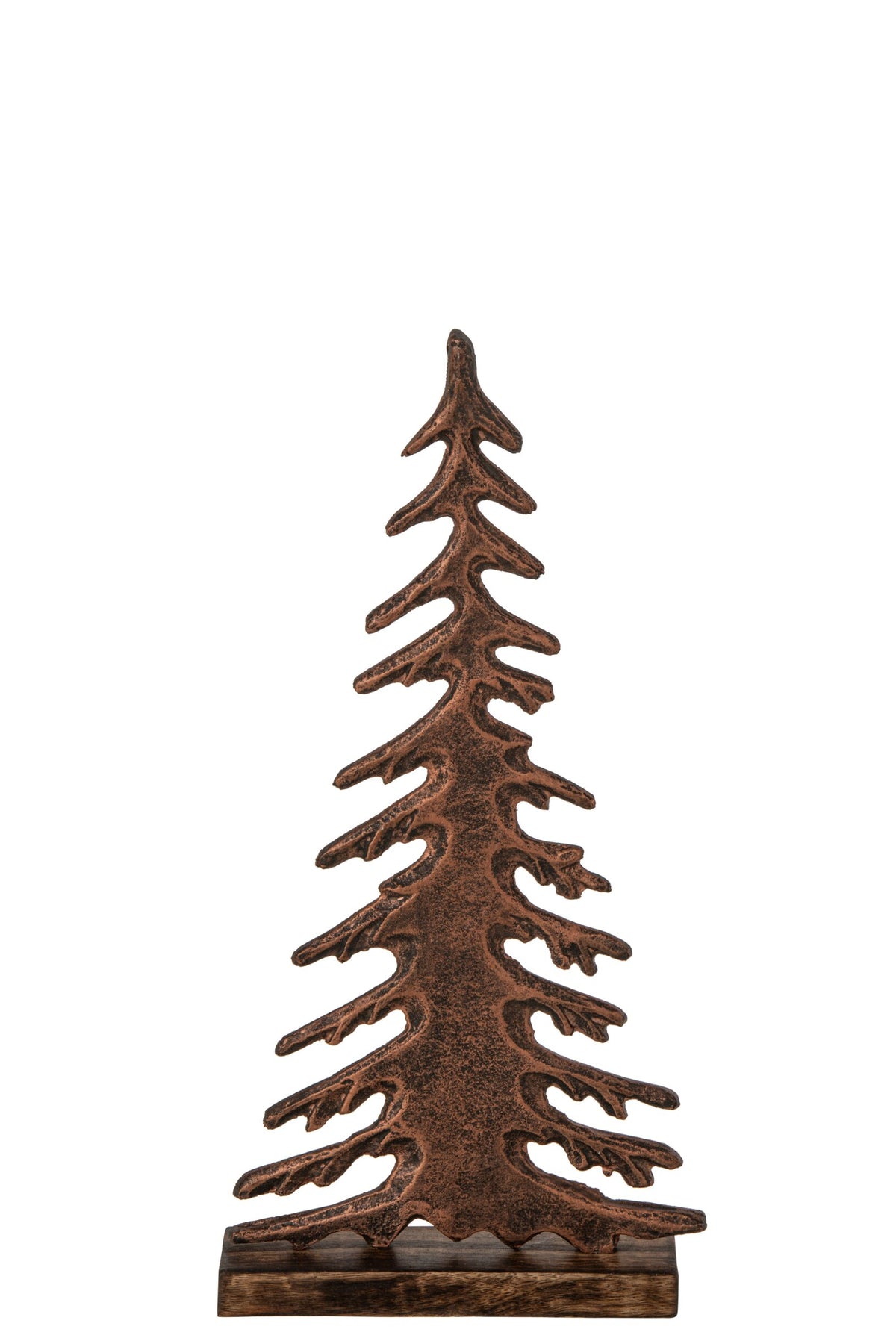 Pine Tree On Base Aluminium Copper/Natural Small