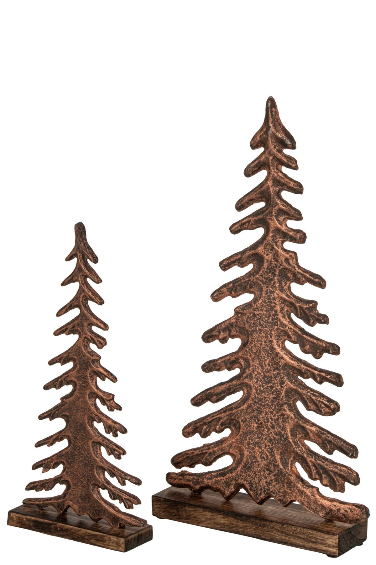 Pine Tree On Base Aluminium Copper/Natural Large