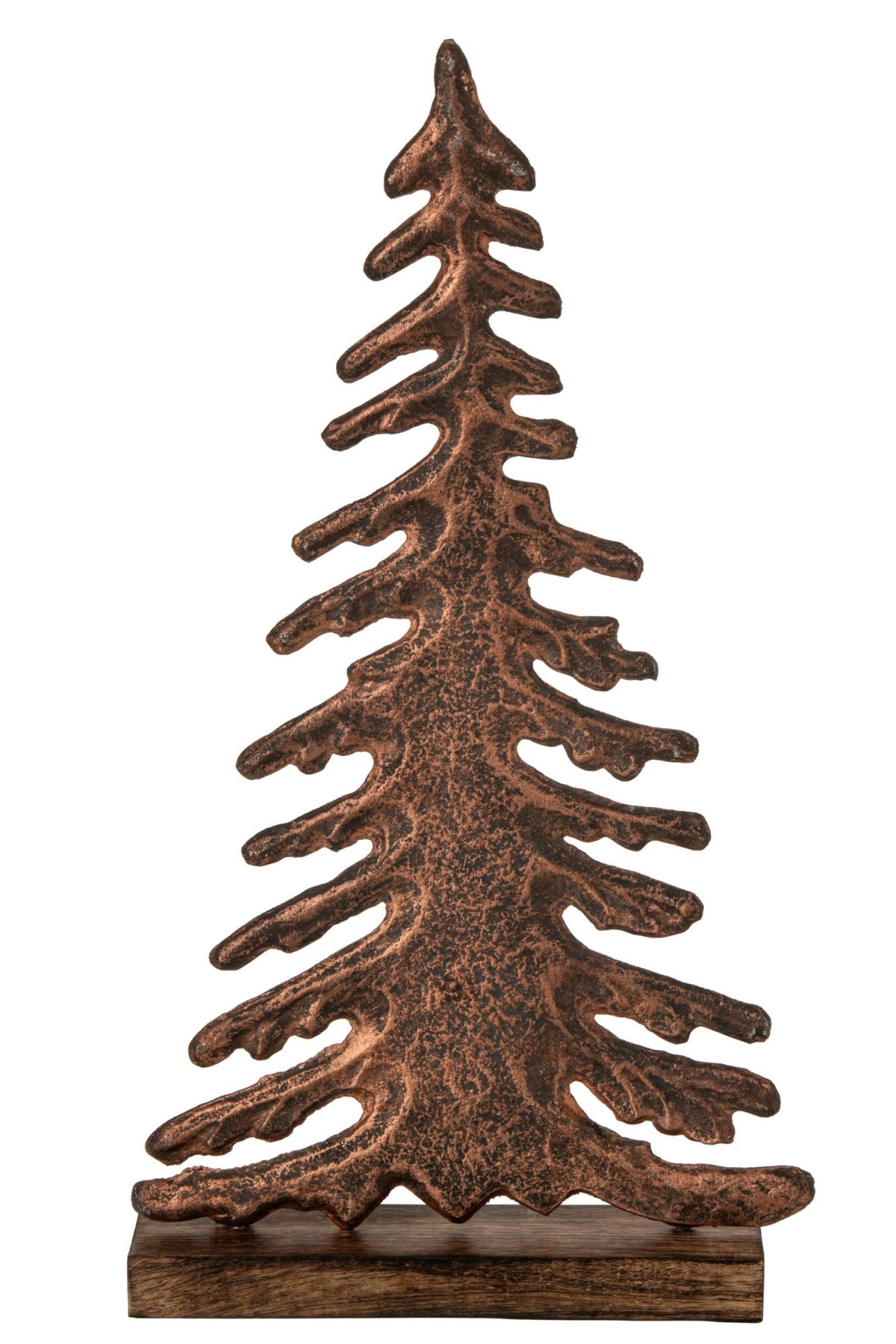 Pine Tree On Base Aluminium Copper/Natural Large