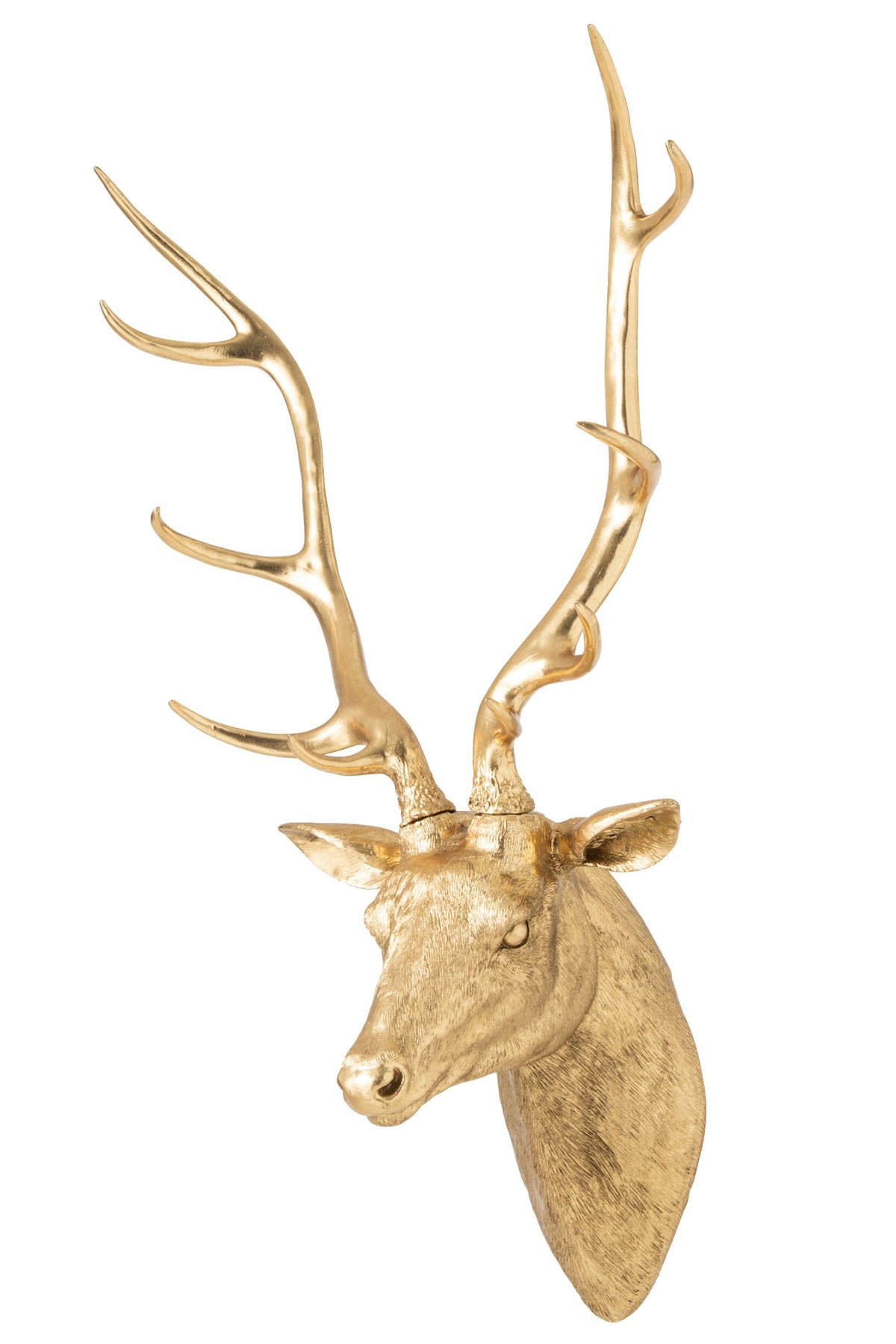 Deer Polyresin Gold