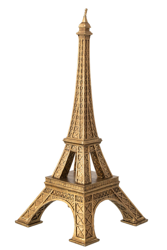 Eiffel Tower Polyresin Gold Large