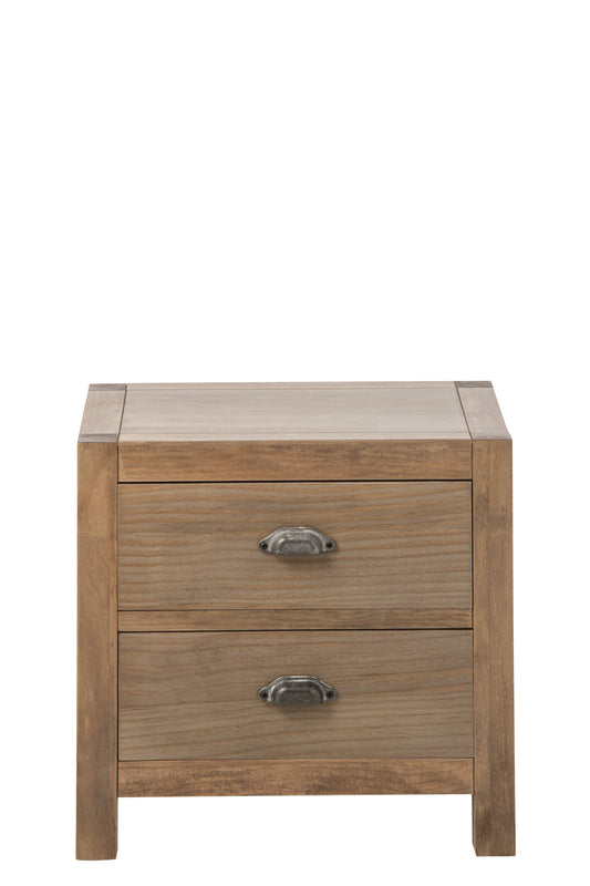 Bedside Table Blois Pinewood Natural