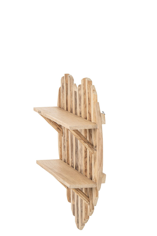 Wandplank Chamonix hart den hout naturel