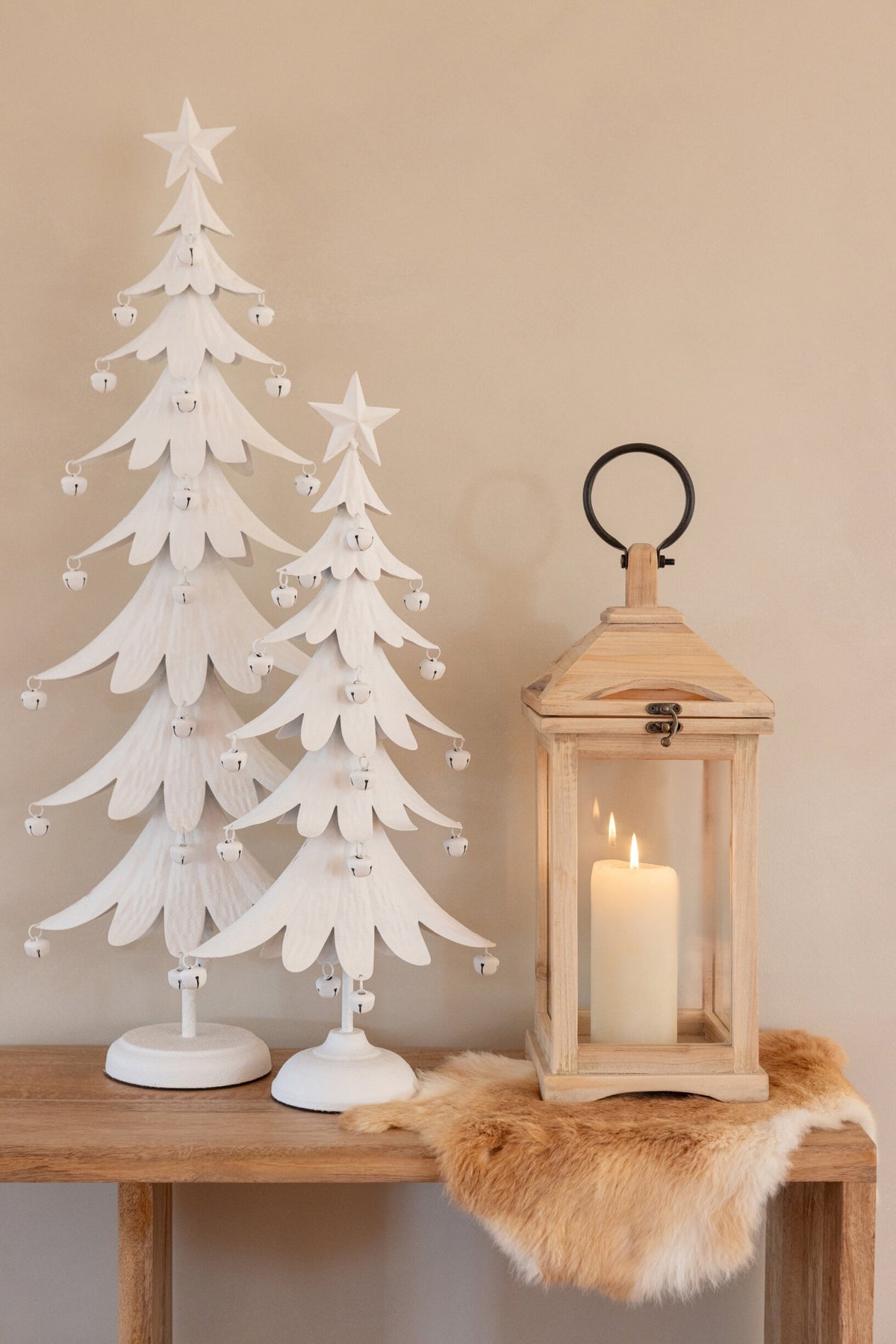 Lantaarn Chamonix Dennenhout Naturel Small