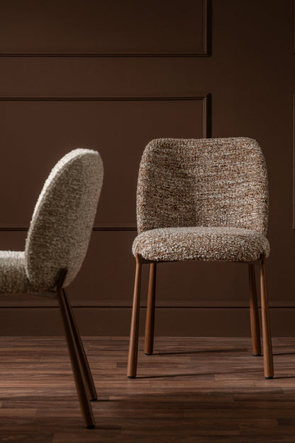 Dining Chair Metal Brown