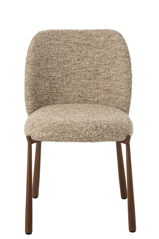 Dining Chair Metal Ecru