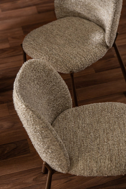 Dining Chair Metal Ecru