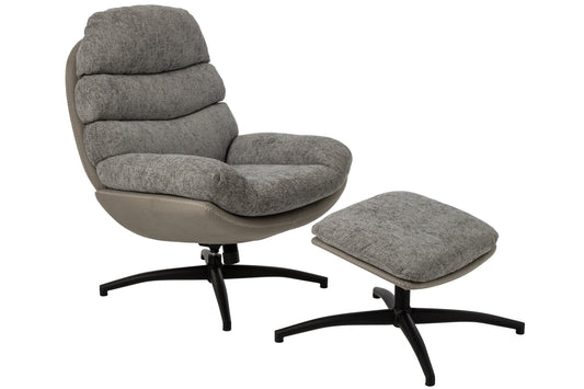 Armchair Metal Grey