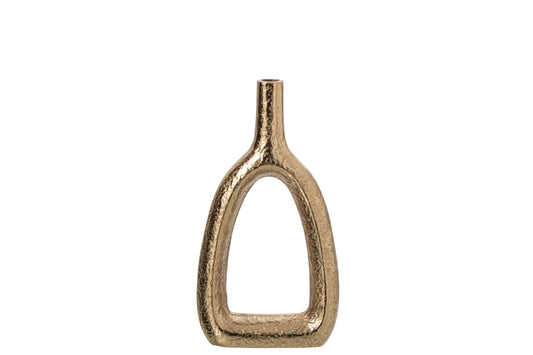 Vase Soliflore Aluminium Gold Small