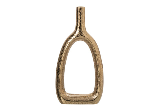 Vase Soliflore Aluminium Gold Large