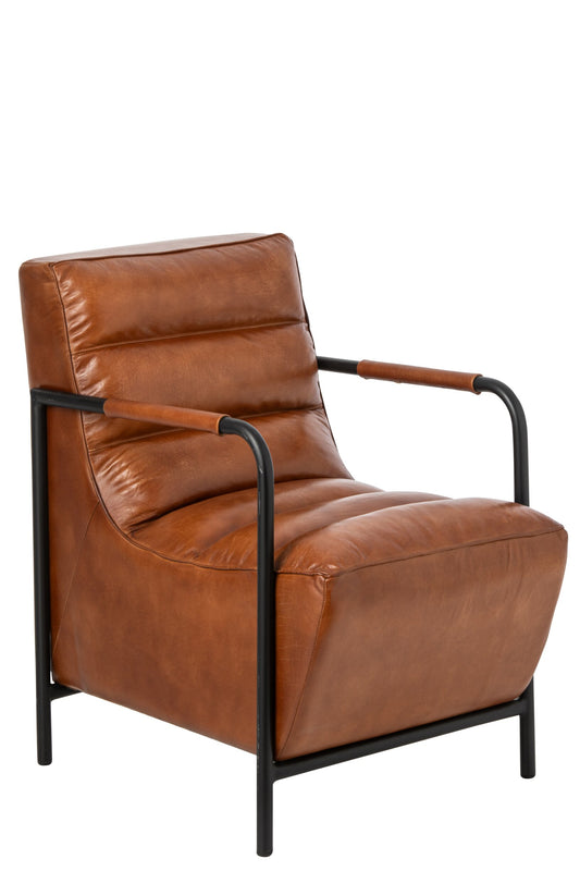 Armchair Leather Camel