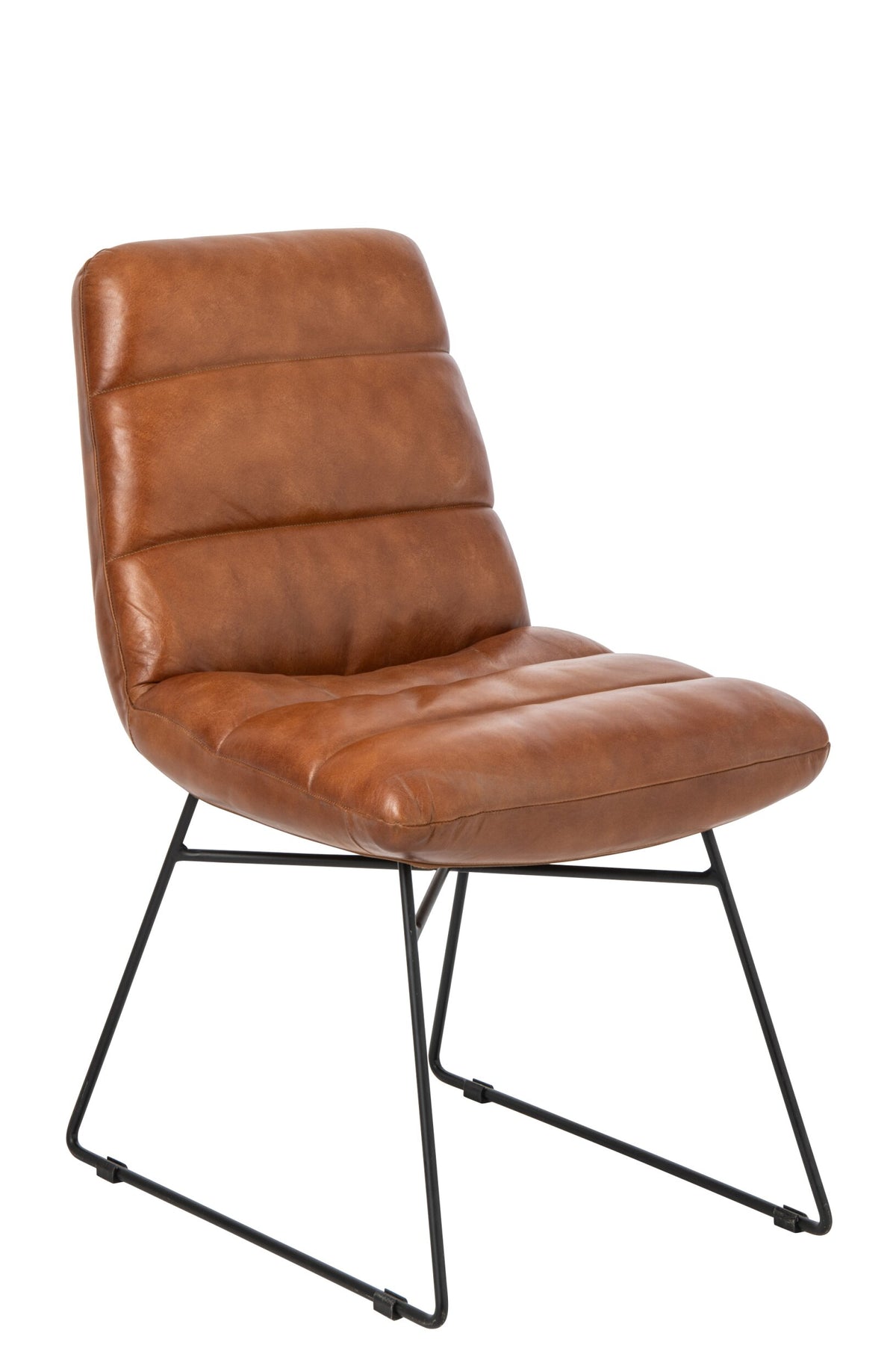 Dining Chair Leather Camel