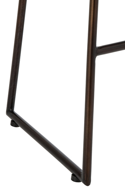 Bar Stool Leather Camel