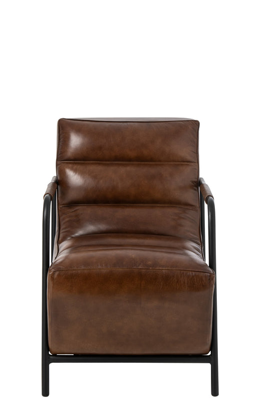 Armchair Leather Brown