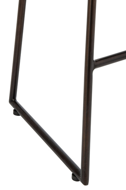 Bar Stool Leather Brown