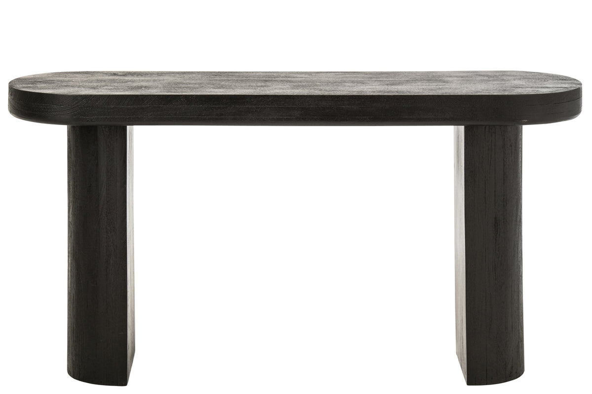 Console Mango Wood Black/Natural