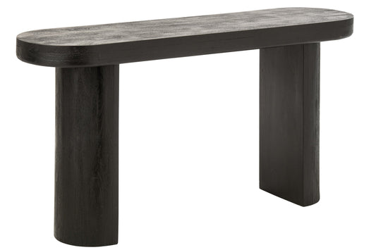 Console Mango Wood Black/Natural