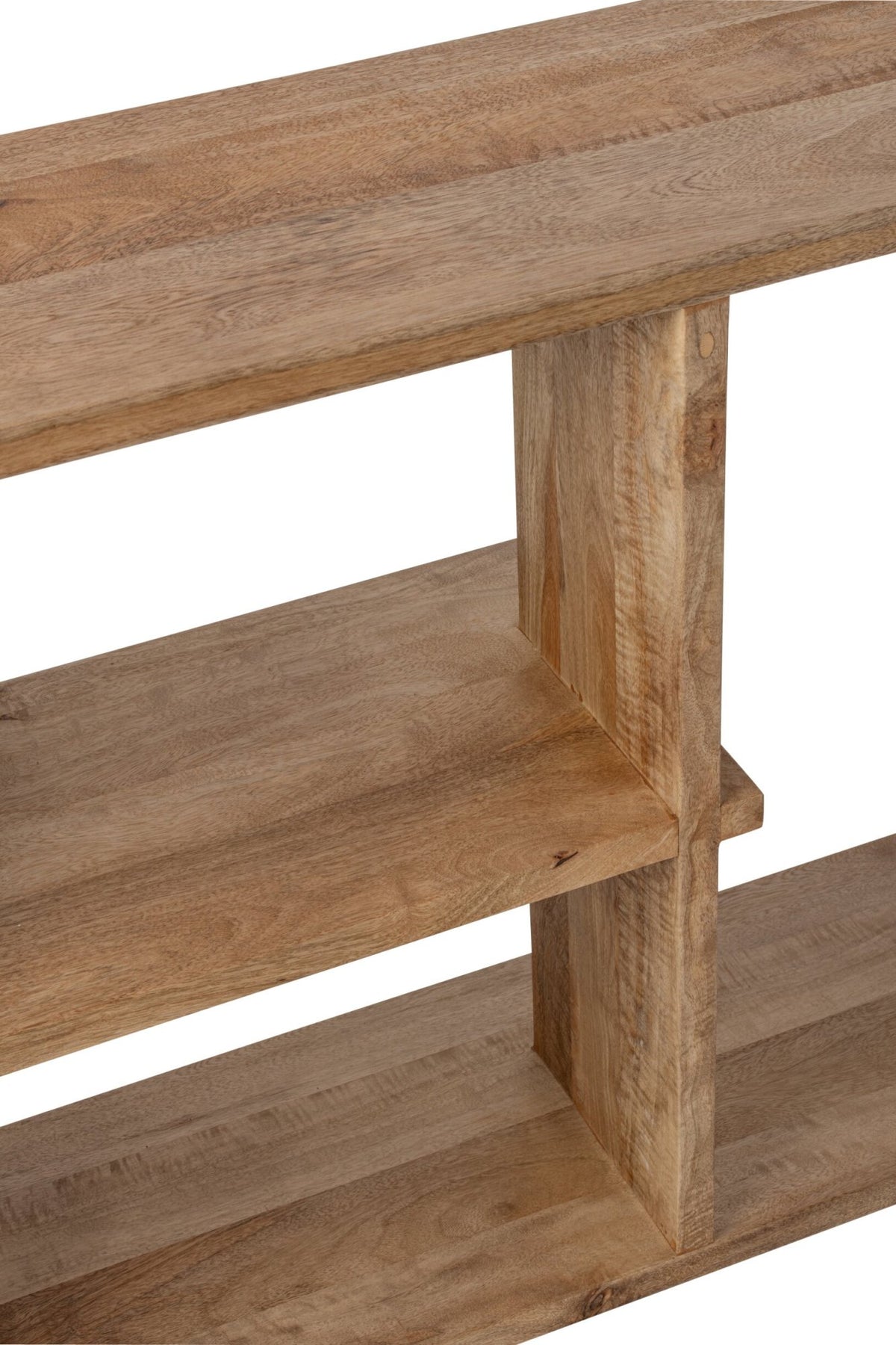 Bookcase Mango Wood Natural Small