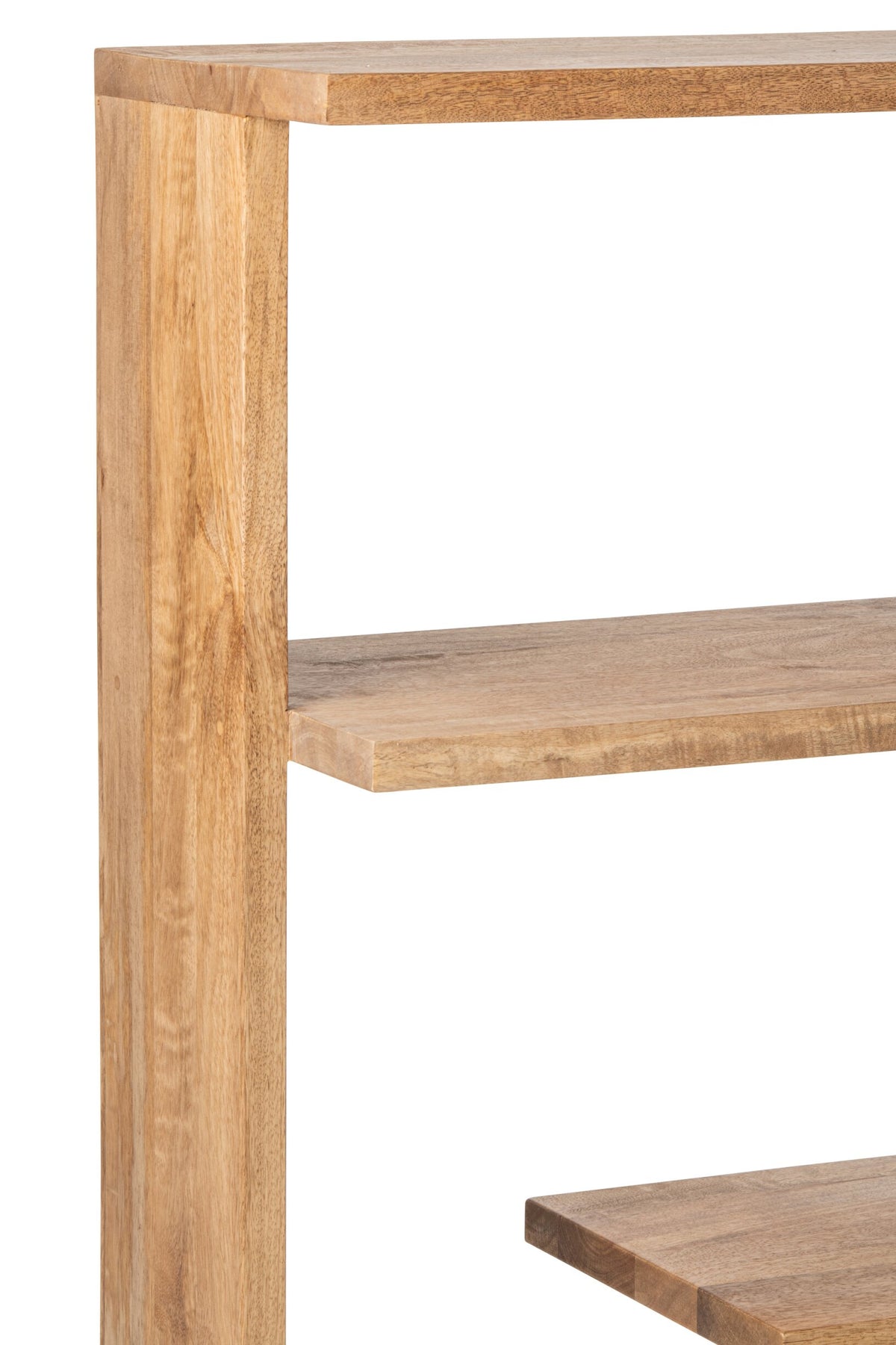 Bookcase Mango Wood Natural Medium