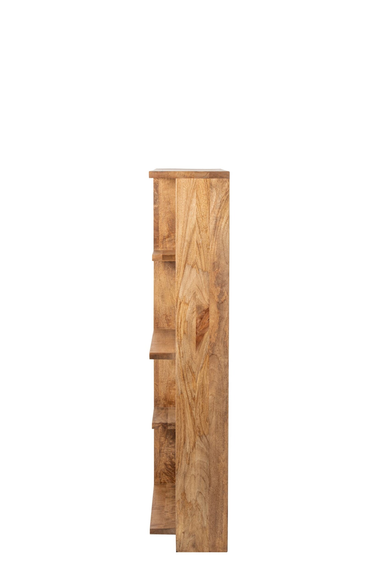 Bookcase Mango Wood Natural Medium