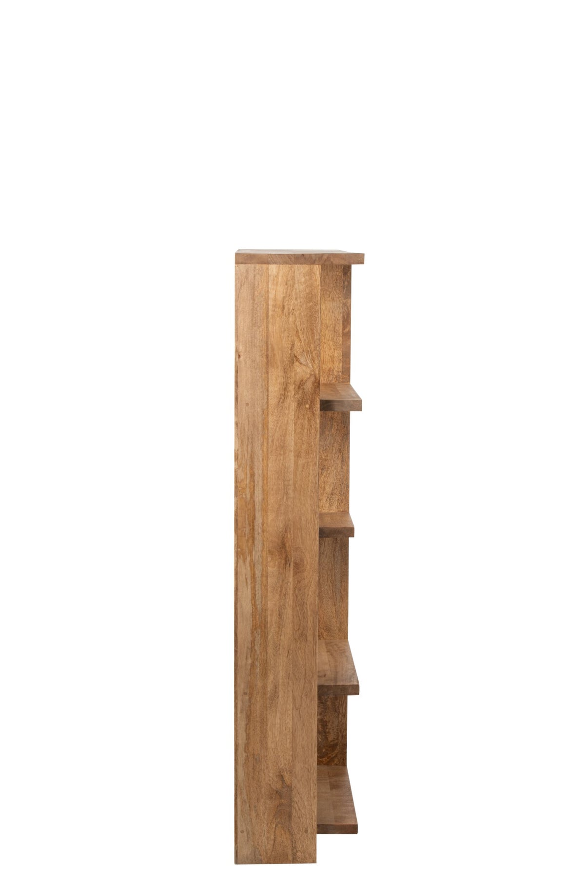 Bookcase Mango Wood Natural Medium