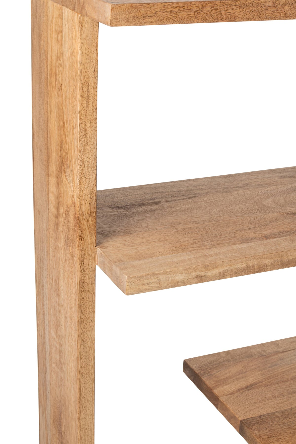 Bookcase Mango Wood Natural Medium