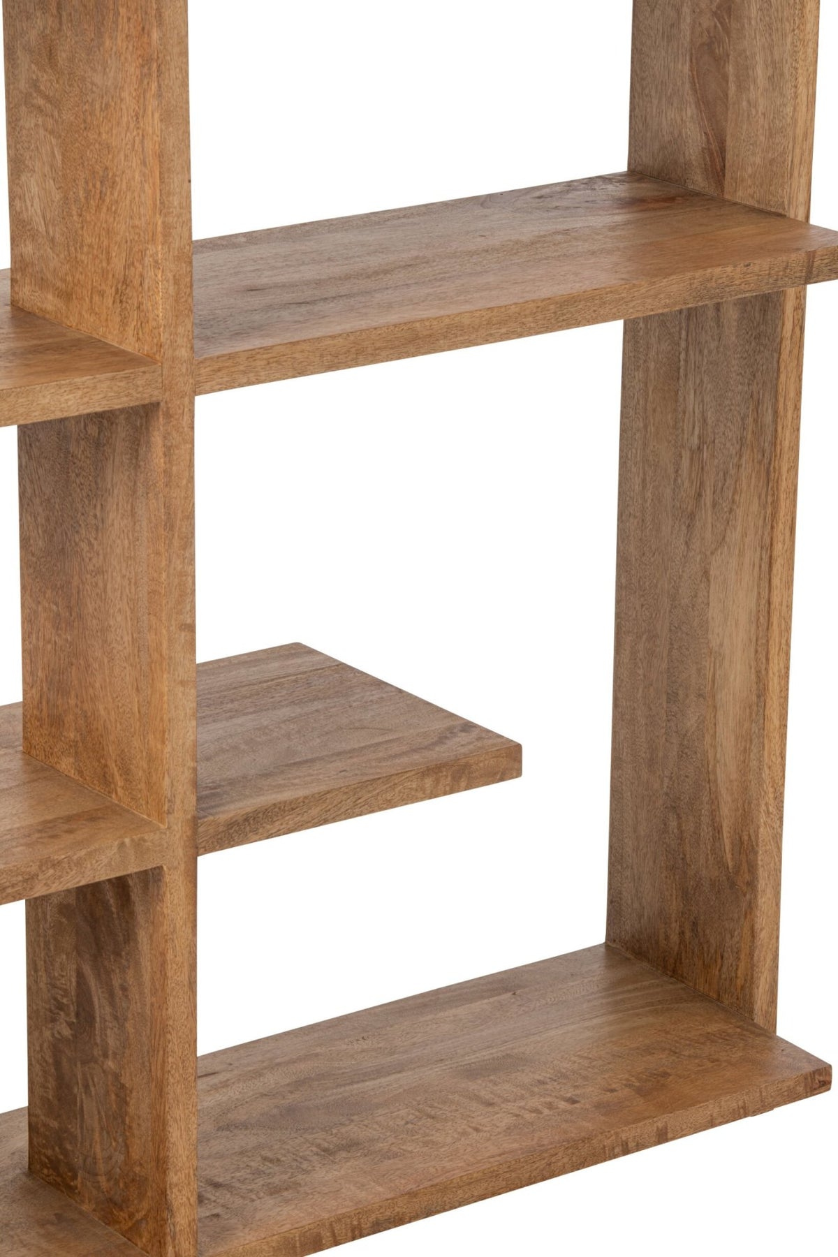 Bookcase Mango Wood Natural Medium