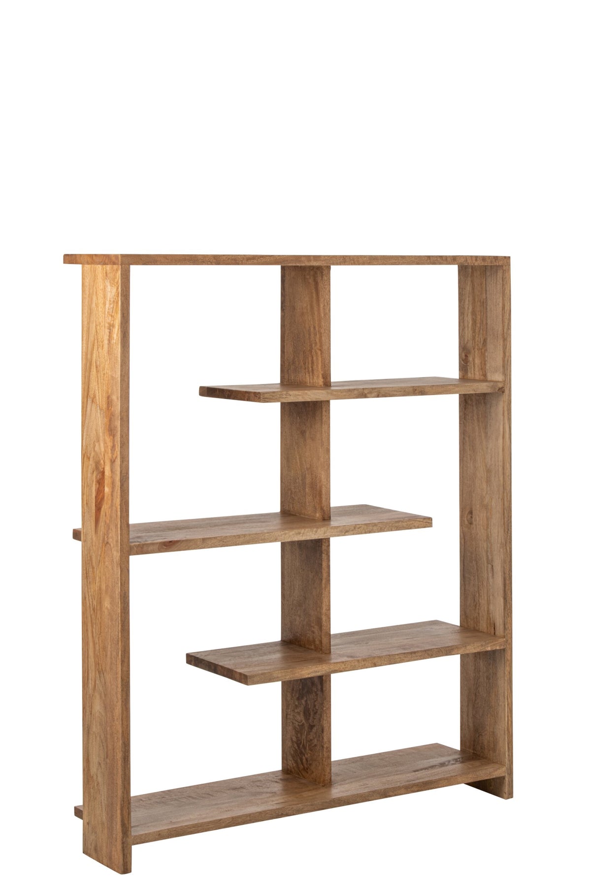 Bookcase Mango Wood Natural Medium
