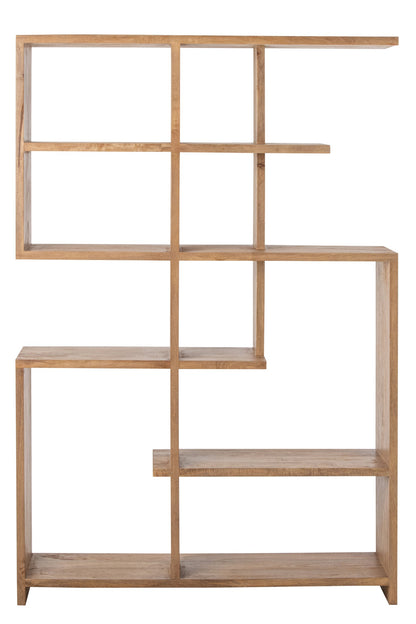 Bookcase Mango Wood Natural Large