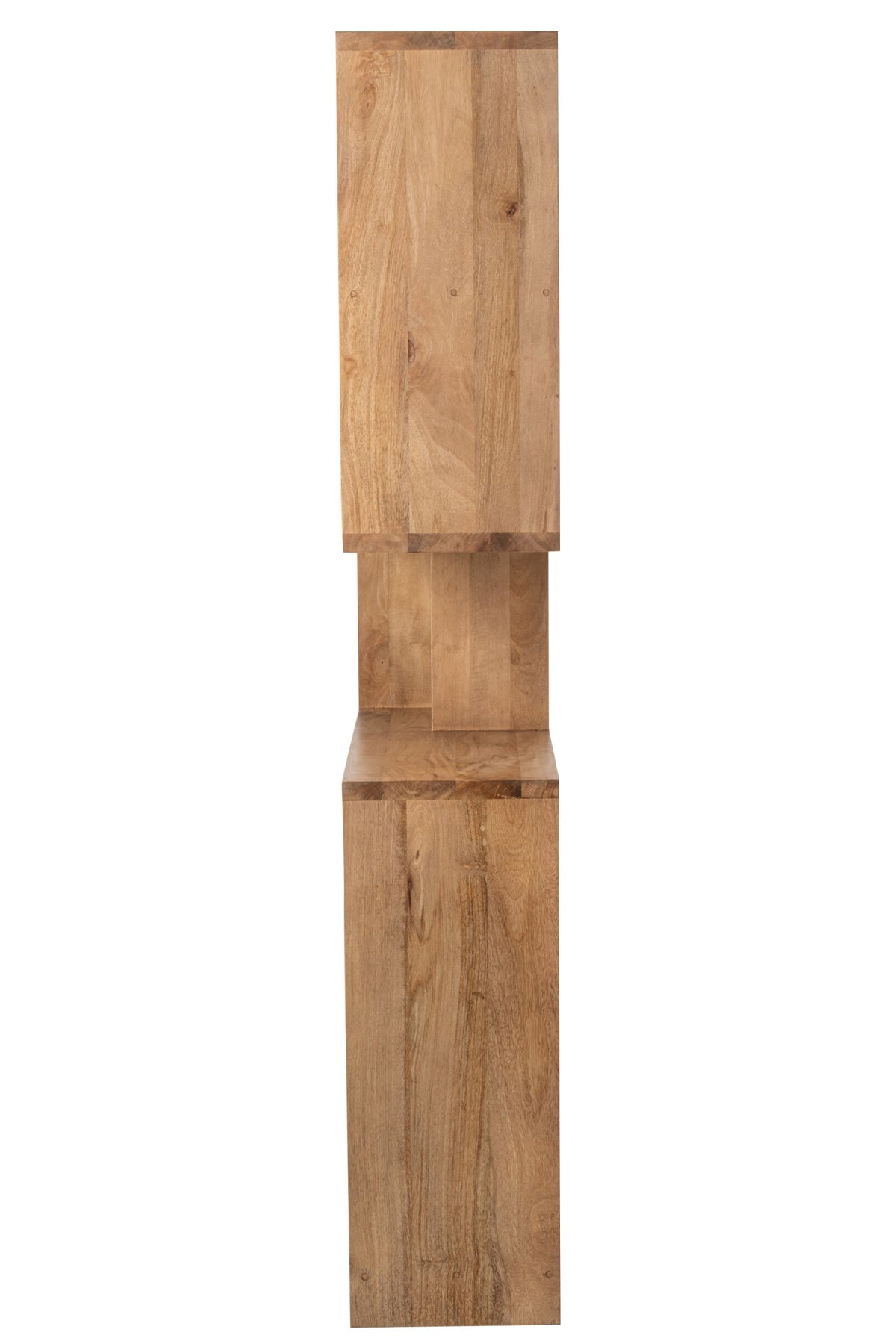 Bookcase Mango Wood Natural Large