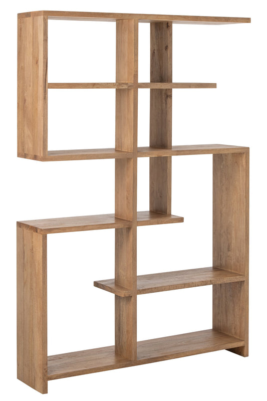 Bookcase Mango Wood Natural Large
