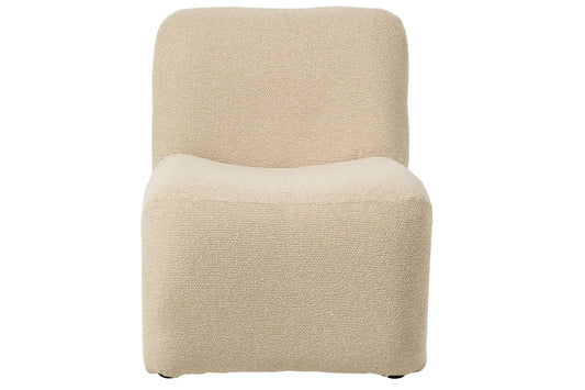 Lounge Chair Margo Plywood/Fabric Ecru