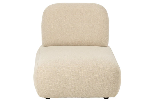 Modular Sofa Olivia Plywood/Fabric Ecru