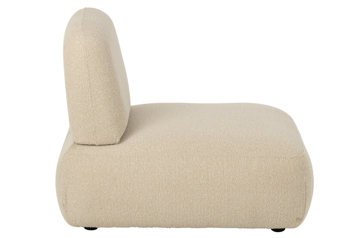 Modular Sofa Olivia Plywood/Fabric Ecru