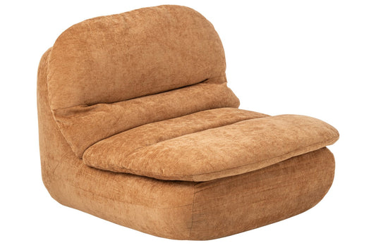 Lounge Chair Compressed Foam Orange