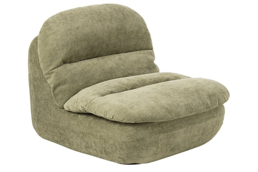 Lounge Chair Compressed Foam Green