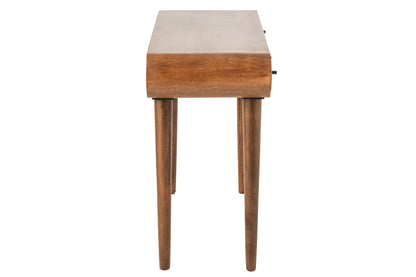 Console Multi Drawers Mango Wood Natural/Black