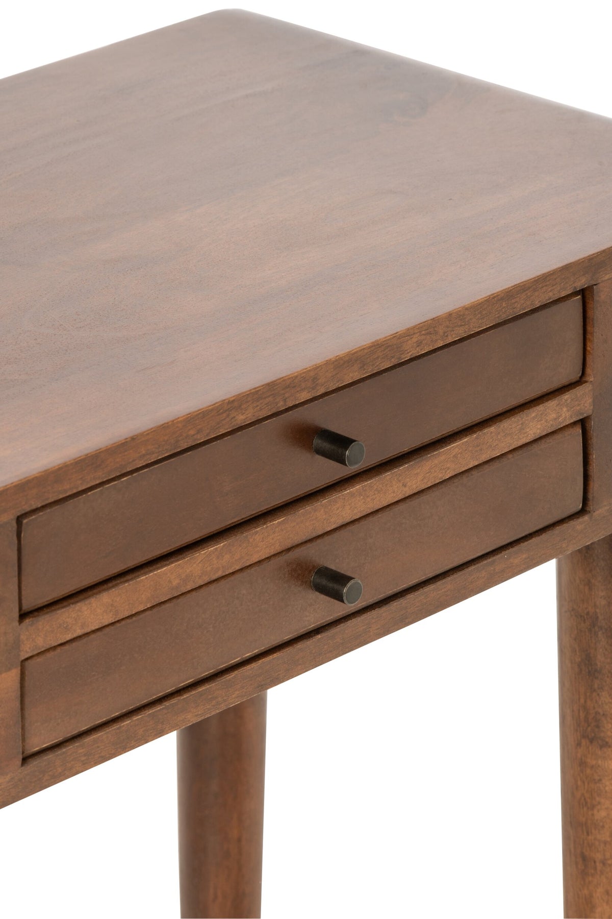 Console Multi Drawers Mango Wood Natural/Black