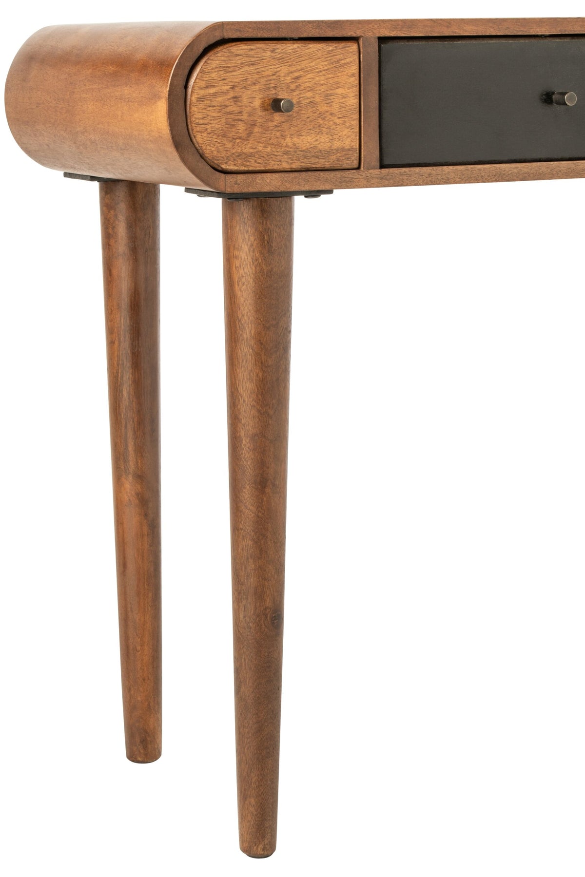 Console Multi Drawers Mango Wood Natural/Black