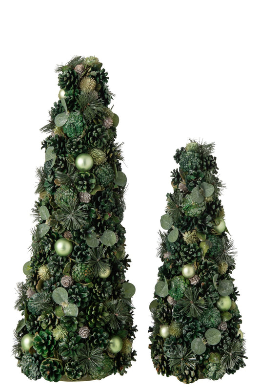 Cone Pinecone Green Large
