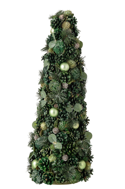 Cone Pinecone Green Large