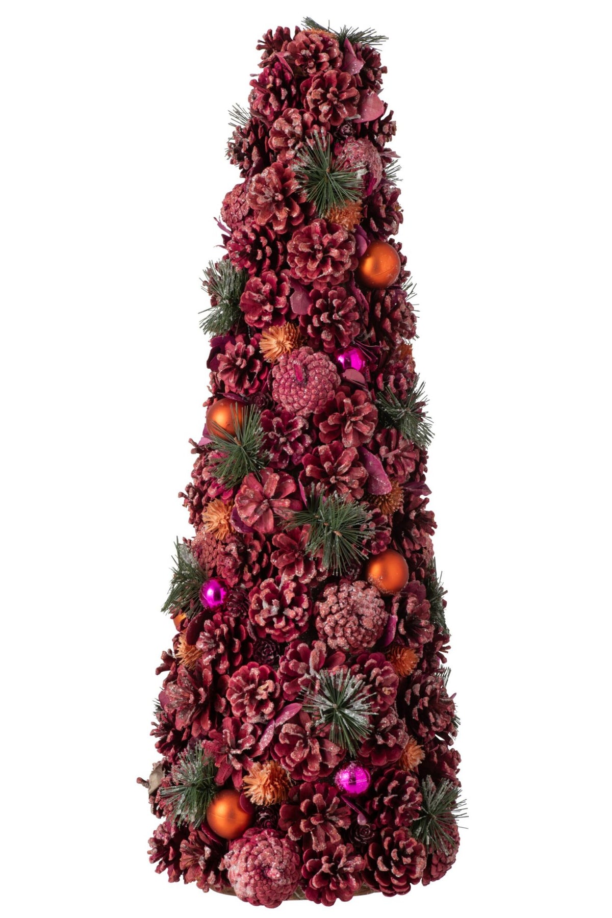 Cone Pinecone Dark Pink/Orange Large