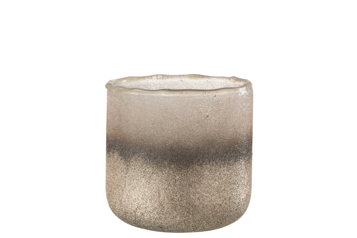 Windlicht Camille Glas Roze Large